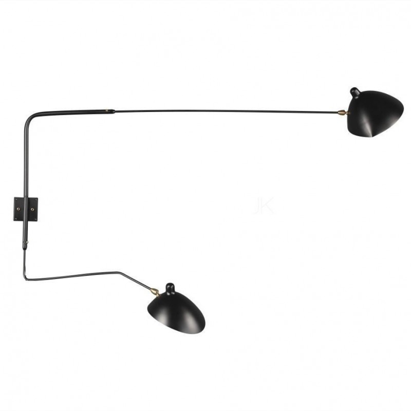 Modern Swing Arm Wall Sconce Light Fixture for Bedroom Living Room