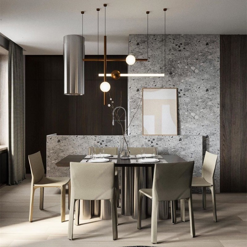 Orion Nordic LED Tube Pendant Light