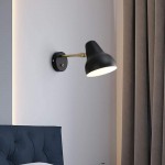 Aryahi Nordic Curved Brass Glass Wall Sconce