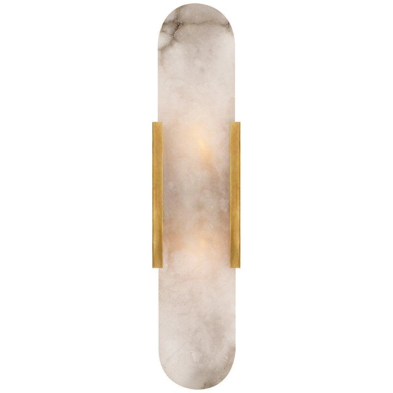 Melange Elongated Natural Style Wall Sconce