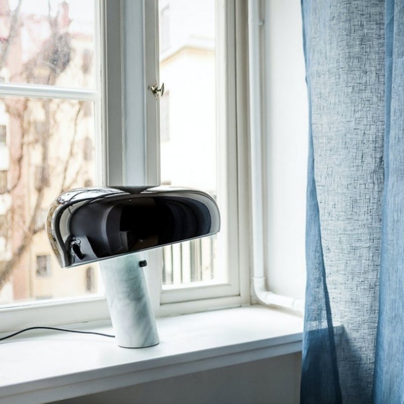 Paula Vintage Table Lamp with Marble Base