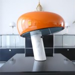 Paula Vintage Table Lamp with Marble Base