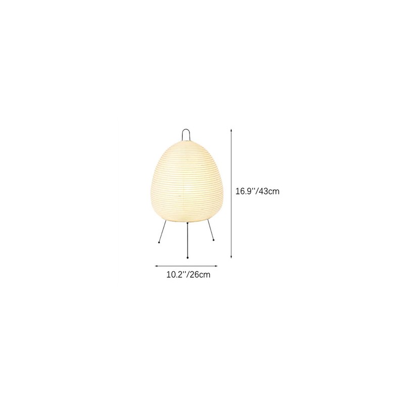 Salvatore Japanese Paper Table Lamp