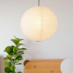 Gianna Japanese Paper Lantern Pendant Light