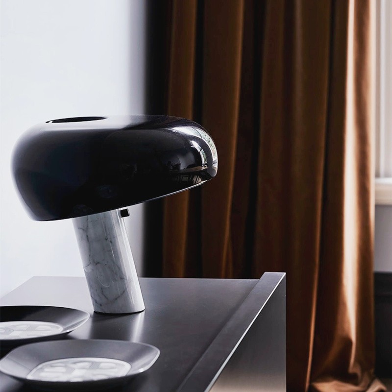 Paula Vintage Table Lamp with Marble Base