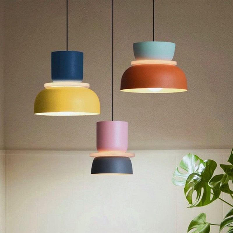 Vesperia Nordic Macaron Pendant Light for Round Dining Table