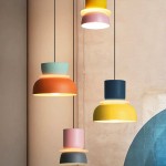 Vesperia Nordic Macaron Pendant Light for Round Dining Table