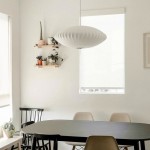 Leocadia White Saucer Nelson Bubble Pendant Light