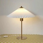 Isha Pleated Shade Table Lamp