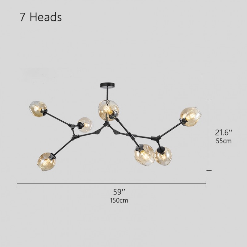 Amara Branching Bubble Chandelier