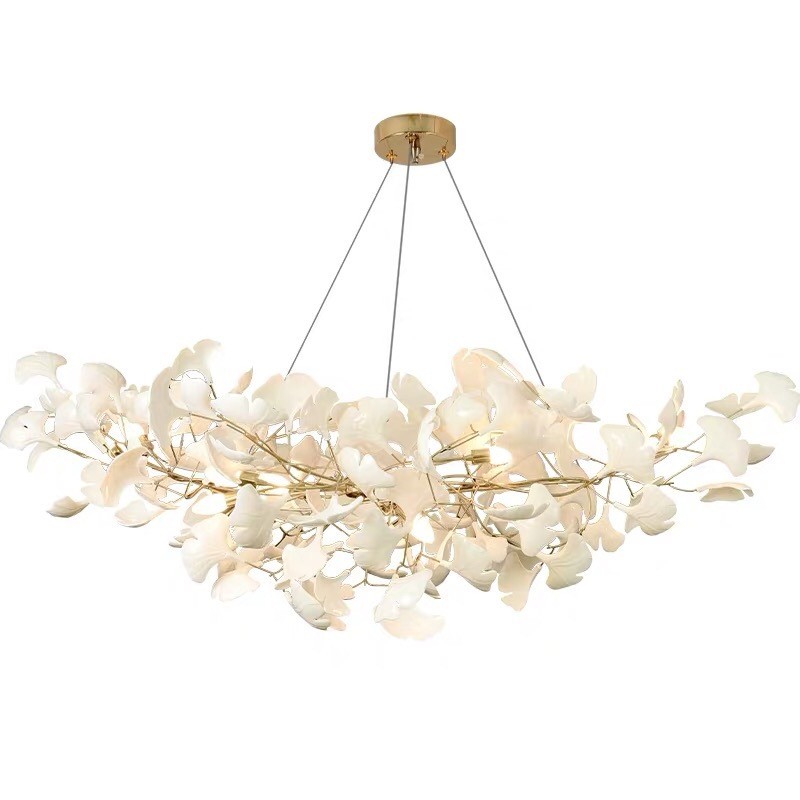 Vesper Luxurious Ginkgo Leaf Chandelier