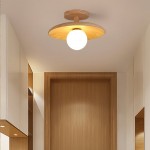 Oza Wooden Plafon Ceiling Light
