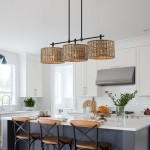 Raphael Beachy 3 Light Dimmable Drum Chandelier for Dining Room