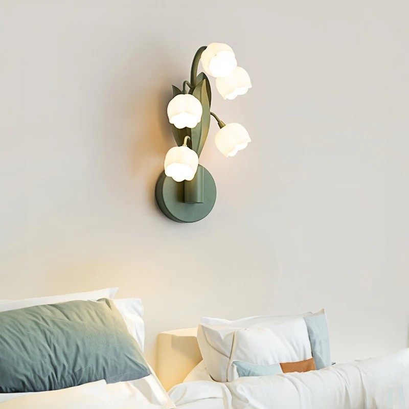 Eudora Lily of The Valley Wall Lamp