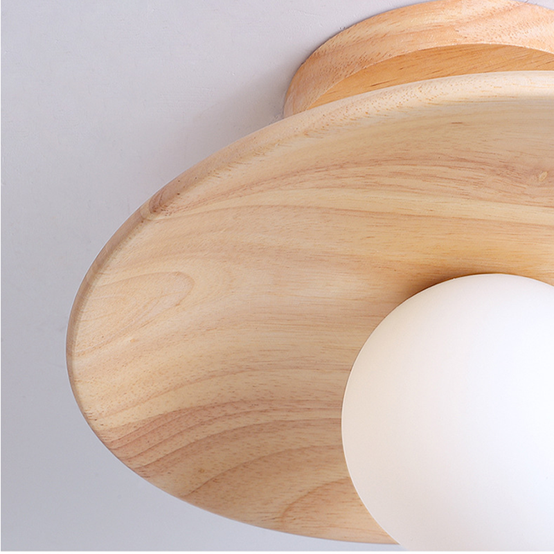 Oza Wooden Plafon Ceiling Light