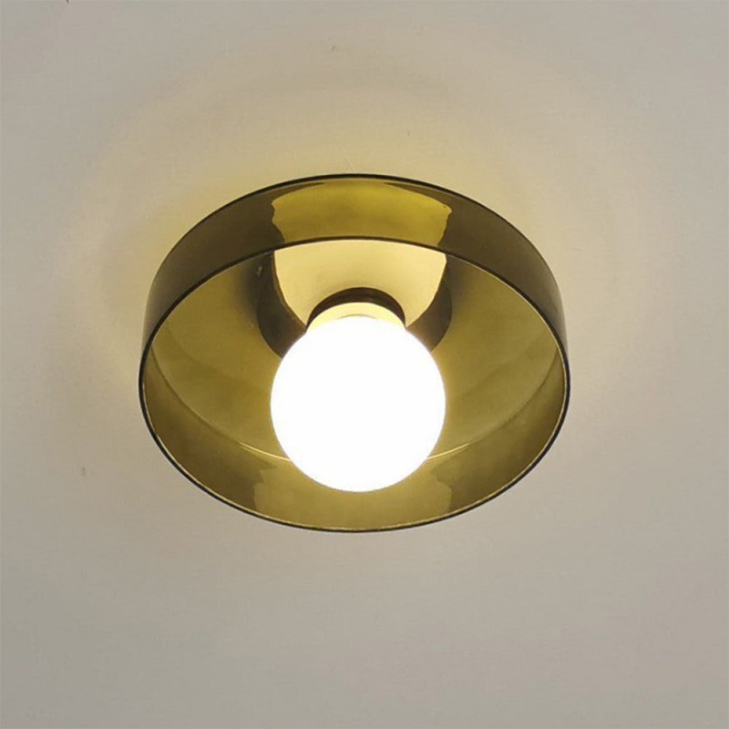 Zayn Colorful Glass Round LED Ceiling Light