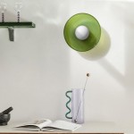 Zayn Colorful Glass Round LED Ceiling Light