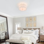 Halsey Fabric Floral Drum Shade Ceiling Light