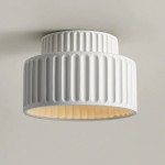 Blisaa Farmhouse Conical Rattan Ceiling Light
