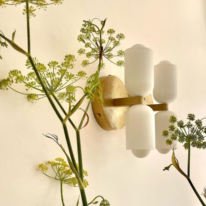 Mahira Glass Up Down Wall Sconce