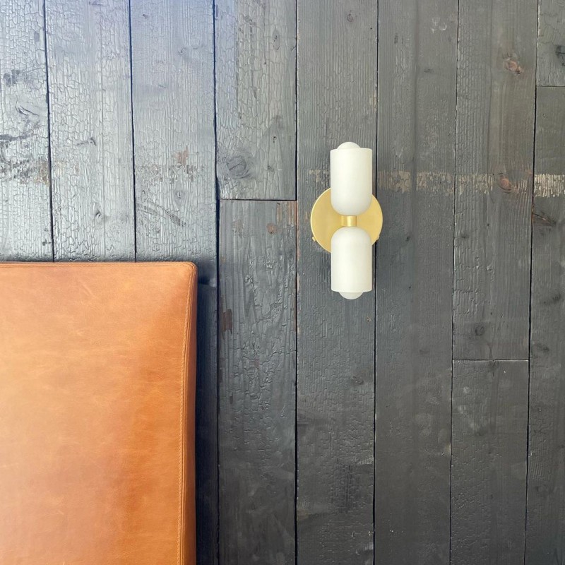 Mahira Glass Up Down Wall Sconce