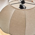 Quill Large Boho Fabric Flower Pendant Light