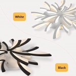 Sariel Led Dimmable Acrylic V Shape Ceiling Light