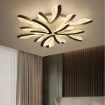 Sariel Led Dimmable Acrylic V Shape Ceiling Light
