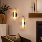 Ylva Real Alabaster Wall Sconces