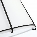 Hesperia Fabric Drum Shade Semi Flush Mount