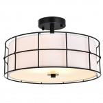 Merrik Metal Mesh Drum Ceiling Light