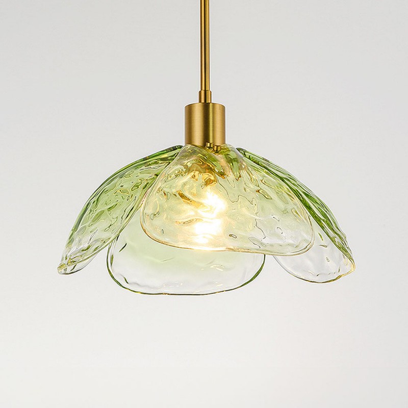 Vexen Flower Stained Glass Hanging Lamp