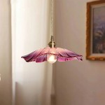 Callista Retro Lotus Creative Glass Pendant Light