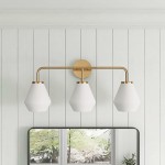 Aeryn White One Light Dome Shade Wall Sconce