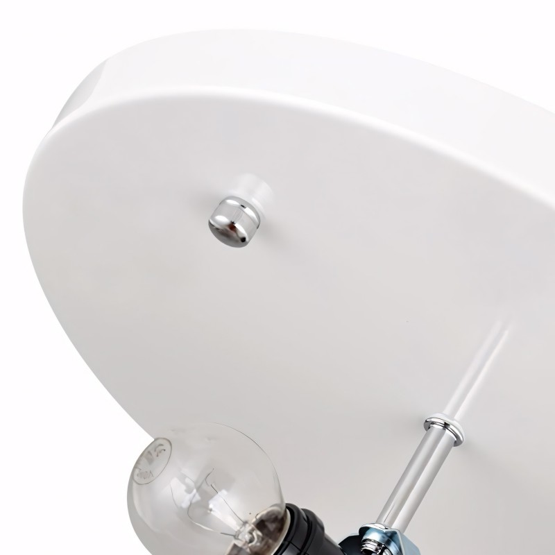 Savionne White Silk Seashell Flush Mount Light