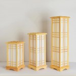 Rylar Japanese Style Wood Tatami Floor Lamp