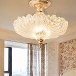 Dronor Ivory Woven Rope Globe Semi Flush Mount Light