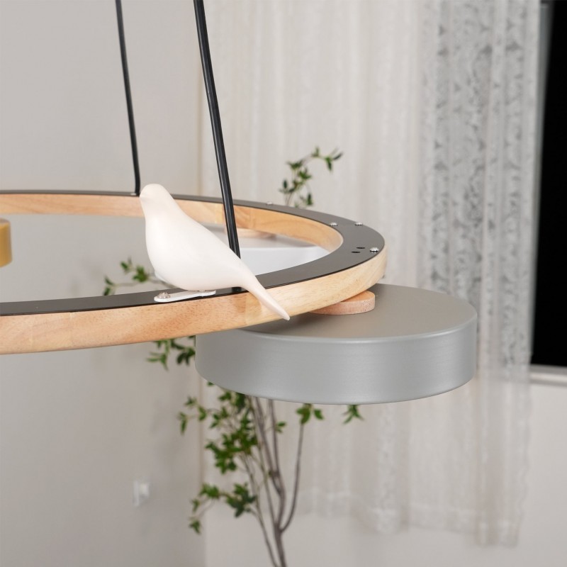 Myrithor Macarons Bird Woon Round Chandelier