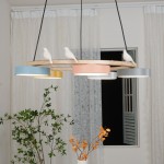 Myrithor Macarons Bird Woon Round Chandelier