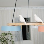 Myrithor Macarons Bird Woon Round Chandelier