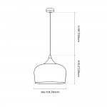 Tiberius CoCo Pendant Light