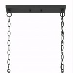 Wrylor Farmhouse 7 Light Steel Rectangle Chandelier