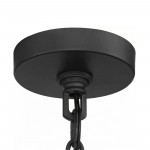 Ojaswi Rustic Bronze Industrial Pendant Light with Drum Shade