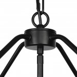 Ojaswi Rustic Bronze Industrial Pendant Light with Drum Shade