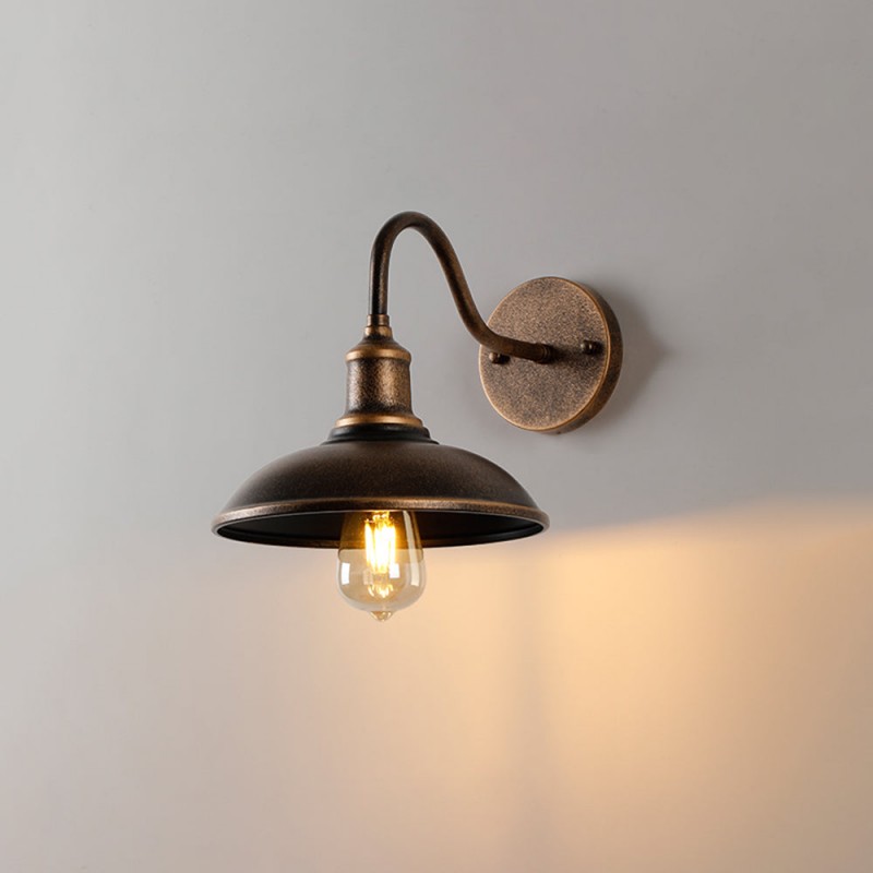 Arion Vintage Gooseneck Outdoor Wall Mounted Light