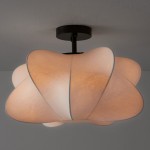 Jaxorix Wabi Sabi White Silkworm Cocoon Ceiling Light