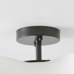 Jaxorix Wabi Sabi White Silkworm Cocoon Ceiling Light
