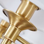 Yasmin Antique Brass Wagon Wheel Chandelier