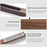 Quorix Log Style Wood Led Linear Pendant Light With Remote Control