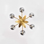 Zephyr Luxury 6-Lights Globe Glass Chandelier